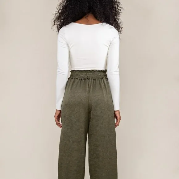 Brooklyn Square Neck Corset Crop Top - Ivory - Picture 4 of 5